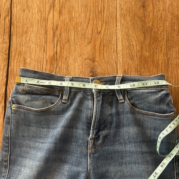 FRAME Le High Straight Jeans with Raw Hem 26 - Picture 7 of 8